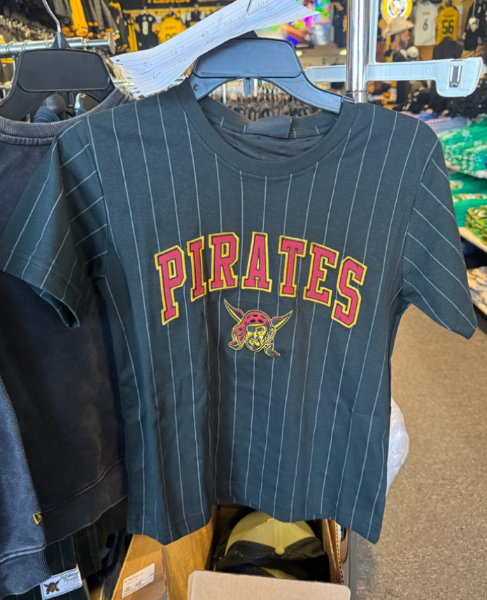 New Era Pittsburgh Pirates City Connect Pinstripe Kids Tee