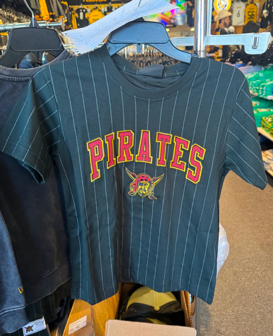 New Era Pittsburgh Pirates City Connect Pinstripe Kids Tee