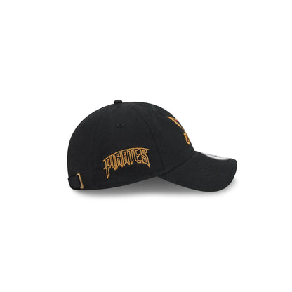 Pittsburgh Pirates City Connect Vintage Black P Youth Casual Classic Adjustable Hat