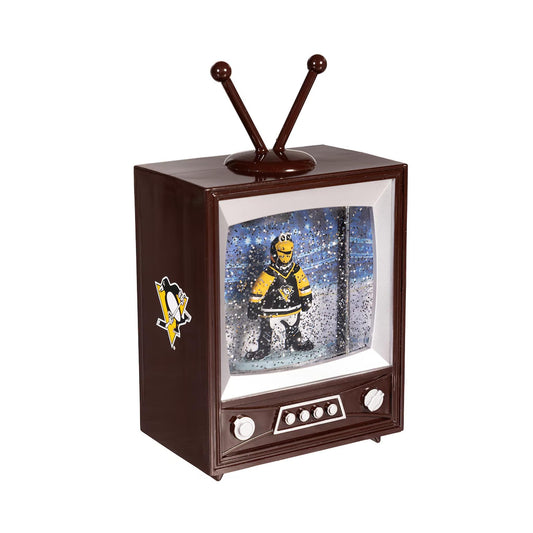 Pittsburgh Penguins 8" Vintage TV Water Globe Lantern with Mascot
