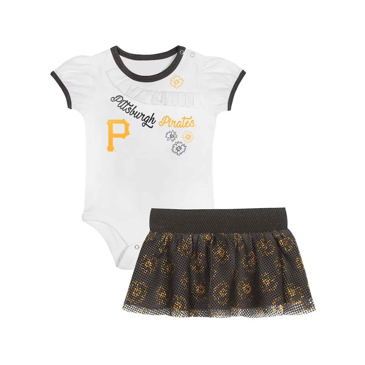 Pittsburgh Pirates Infant Sweet Bodysuit & Skirt Set