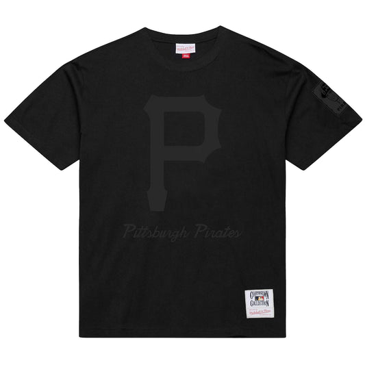 Mitchell & Ness Black Pittsburgh Pirates Cooperstown Collection Phantom Tee