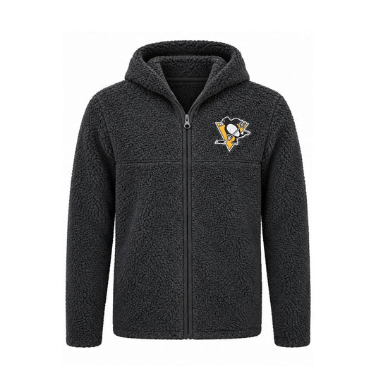 Pittsburgh Penguins Youth Full Zip Fleece Jacket