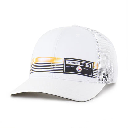 Pittsburgh Steelers White '47 Adjustable Trucker Hat