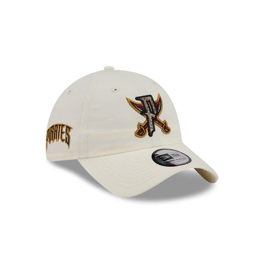 Pittsburgh Pirates City Connect Vintage White P Casual Classic Adjustable Hat