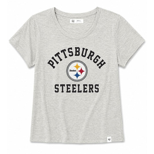 Pittsburgh Steelers Women's Relay Grey Tee