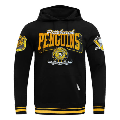 Pittsburgh Penguins Pro Standard Big Logo Rib Fleece Pullover Hoodie