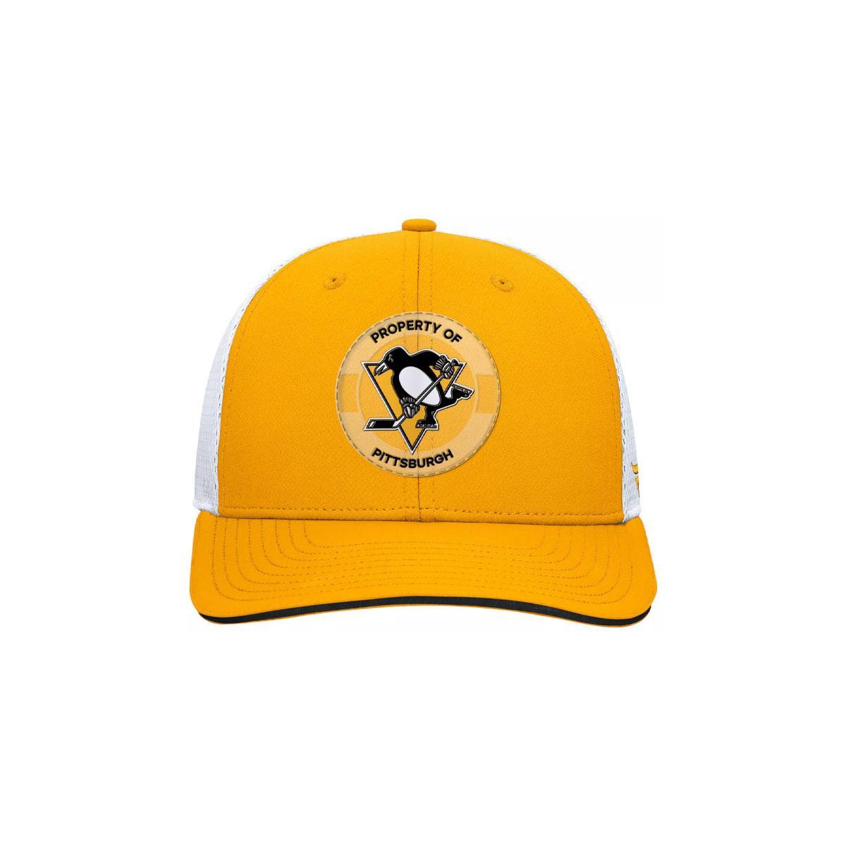 Pittsburgh Penguins Yellow Structured Adjustable Hat