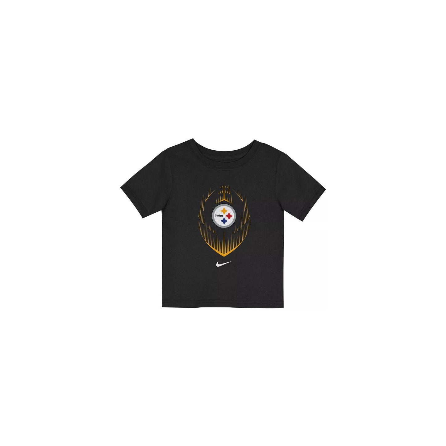 Nike Toddler Pittsburgh Steelers Icon Team Color T-Shirt and Shorts Set