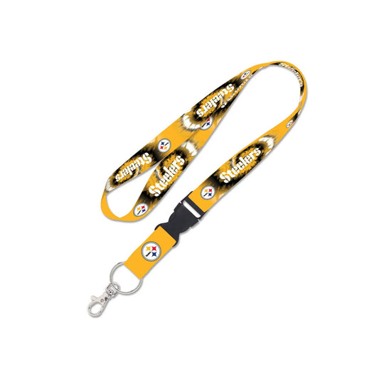 Pittsburgh Steelers Tie-Dye Lanyard