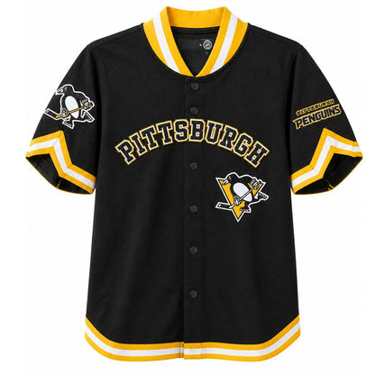 Pittsburgh Penguins Pro Standard Snap Button Top