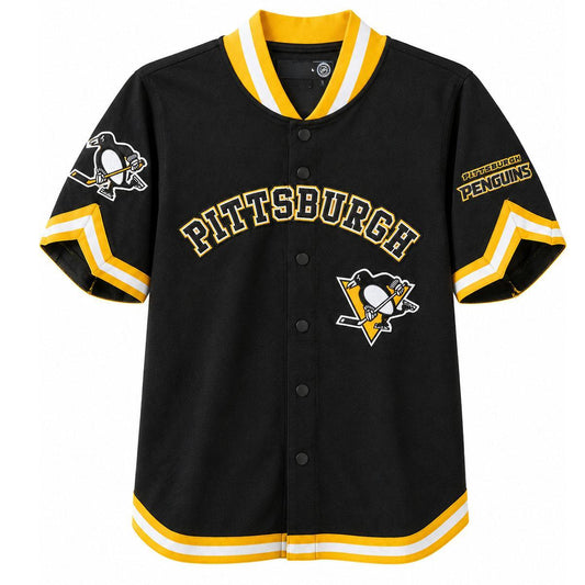 Pittsburgh Penguins Pro Standard Snap Button Top