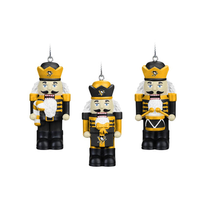 Pittsburgh Penguins Nutcracker Ornament 3-Pack