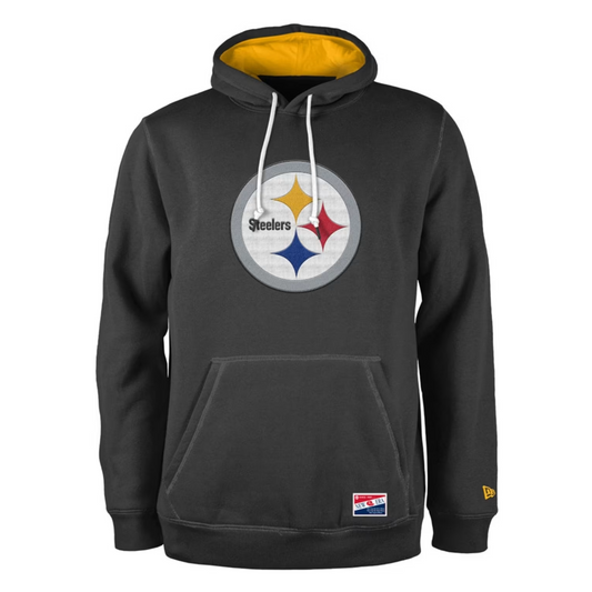 New Era Steelers Mens Throwback Hoodie