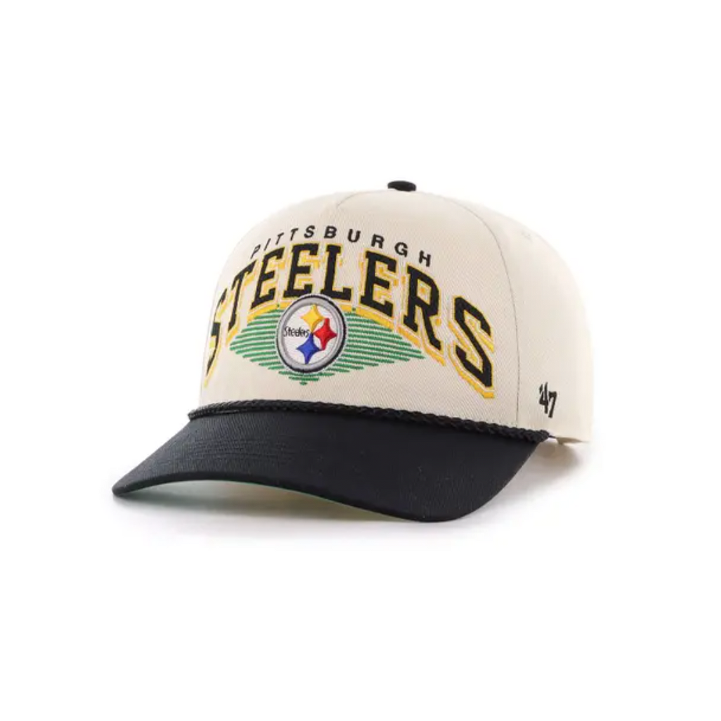 Pittsburgh Steelers '47 Retro Natural Hitch Adjustable Snapback Hat