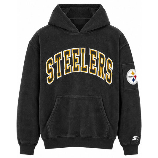Pittsburgh Steelers Corduroy Pullover Hoodie