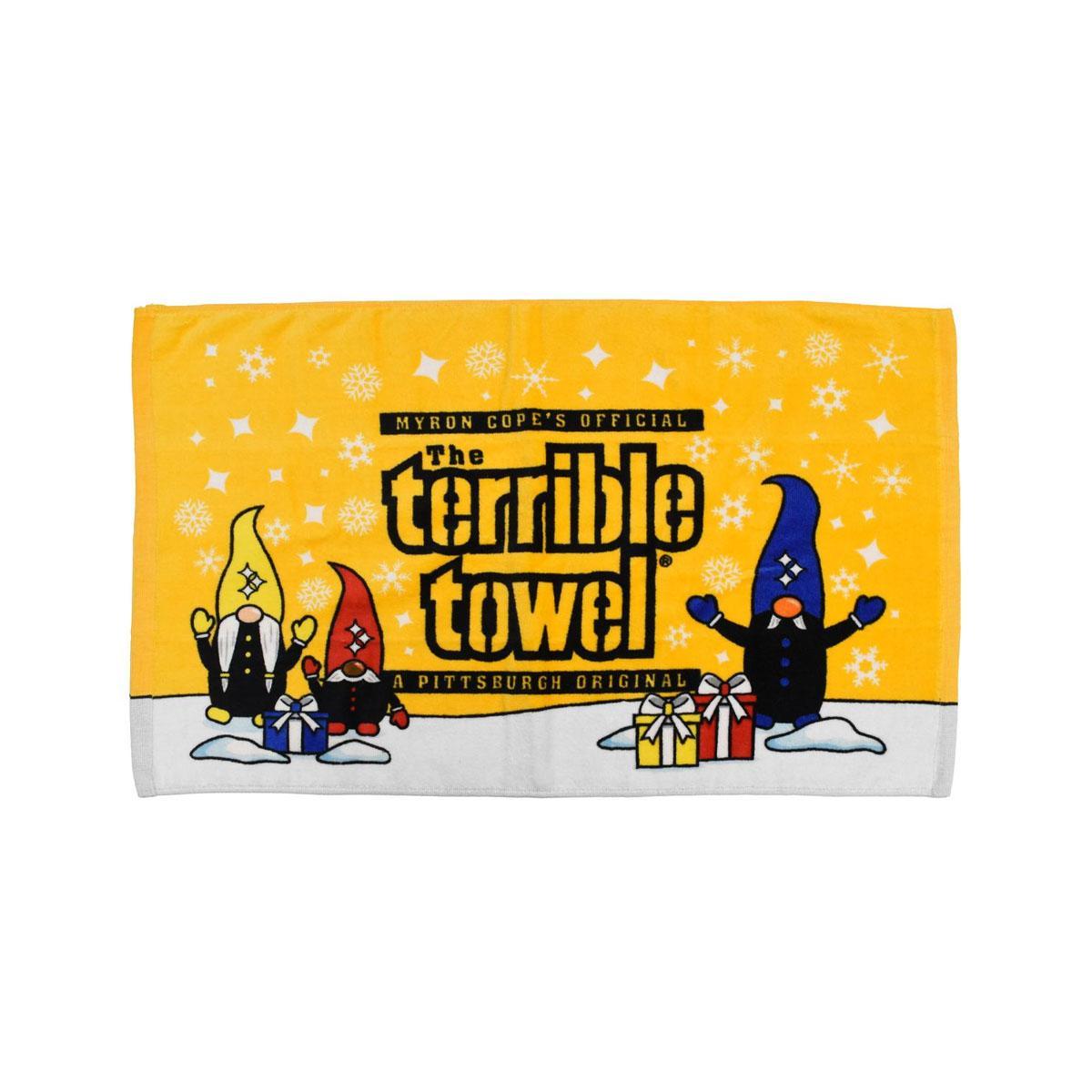 Pittsburgh Steelers Holiday Gnomes Terrible Towel