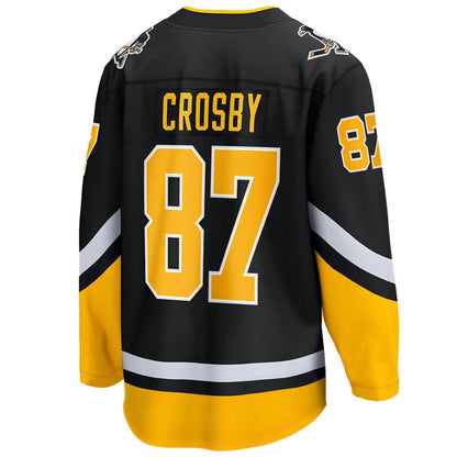 Sidney Crosby #87 Pittsburgh Penguins Mens Black Alternate Hockey Jersey