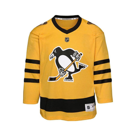 Pittsburgh Penguins Youth Gold Third Replica Blank Hockey Jersey