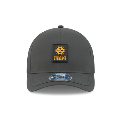 Pittsburgh Steelers New Era 2025 Sideline Cold Weather 9FORTY Charcoal M-Crown Adjustable Hat
