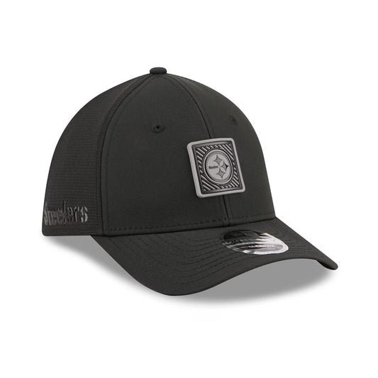 Pittsburgh Steelers 2026 NFL Training Camp 39THIRTY Black/Charcoal M-Crown Hat