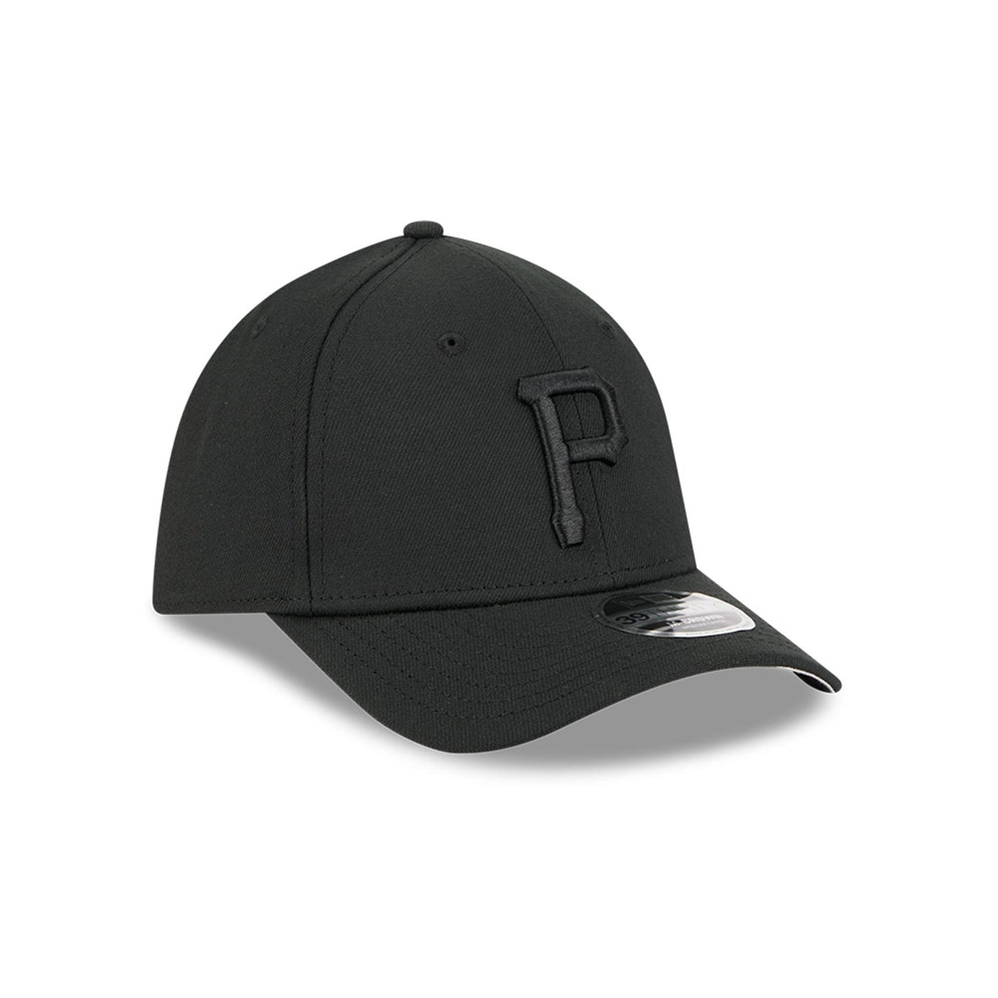 Pittsburgh Pirates Mens Black Team Classic 39THIRTY Flex Hat