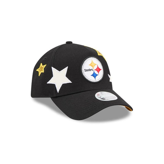 Pittsburgh Steelers New Era Women's Stardom A-Frame 9FORTY Adjustable Hat