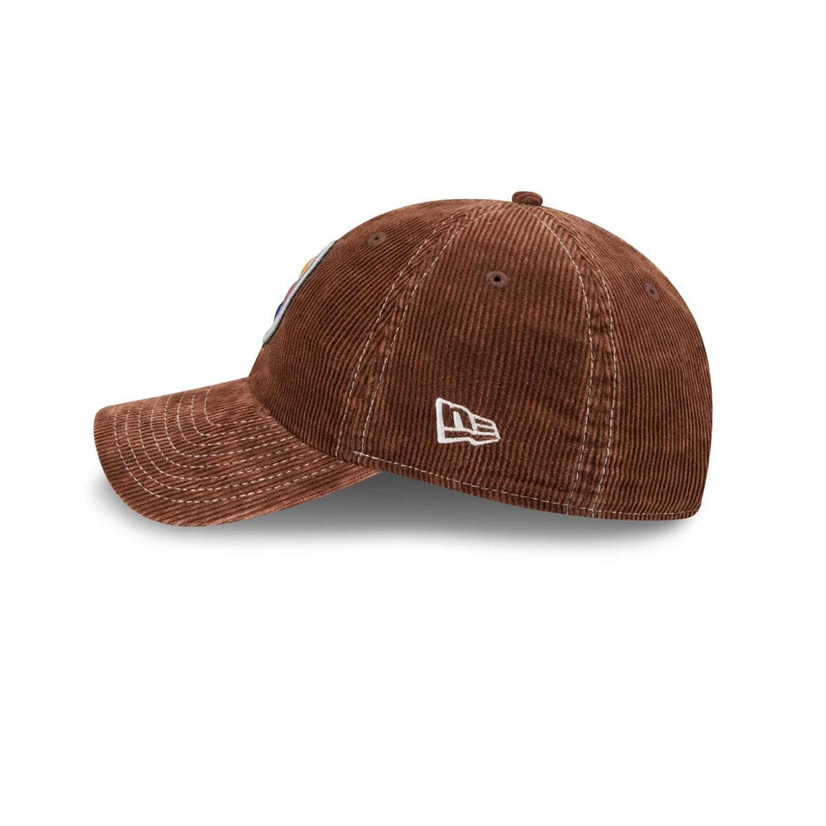 Pittsburgh Steelers Washed Brown Corduroy Casual Classic Adjustable Cap