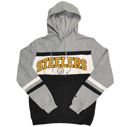 Pittsburgh Steelers New Era Striped Hoodie