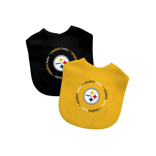 Pittsburgh Steelers Baby Bib 2-Pack