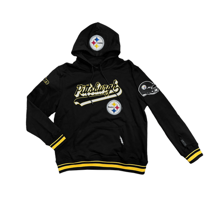 Pro Standard Premium Heavyweight Steelers Black Hoodie