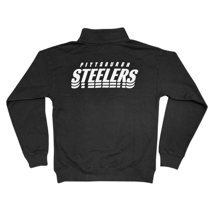 Pittsburgh Steelers Mock 1/4 Button Up