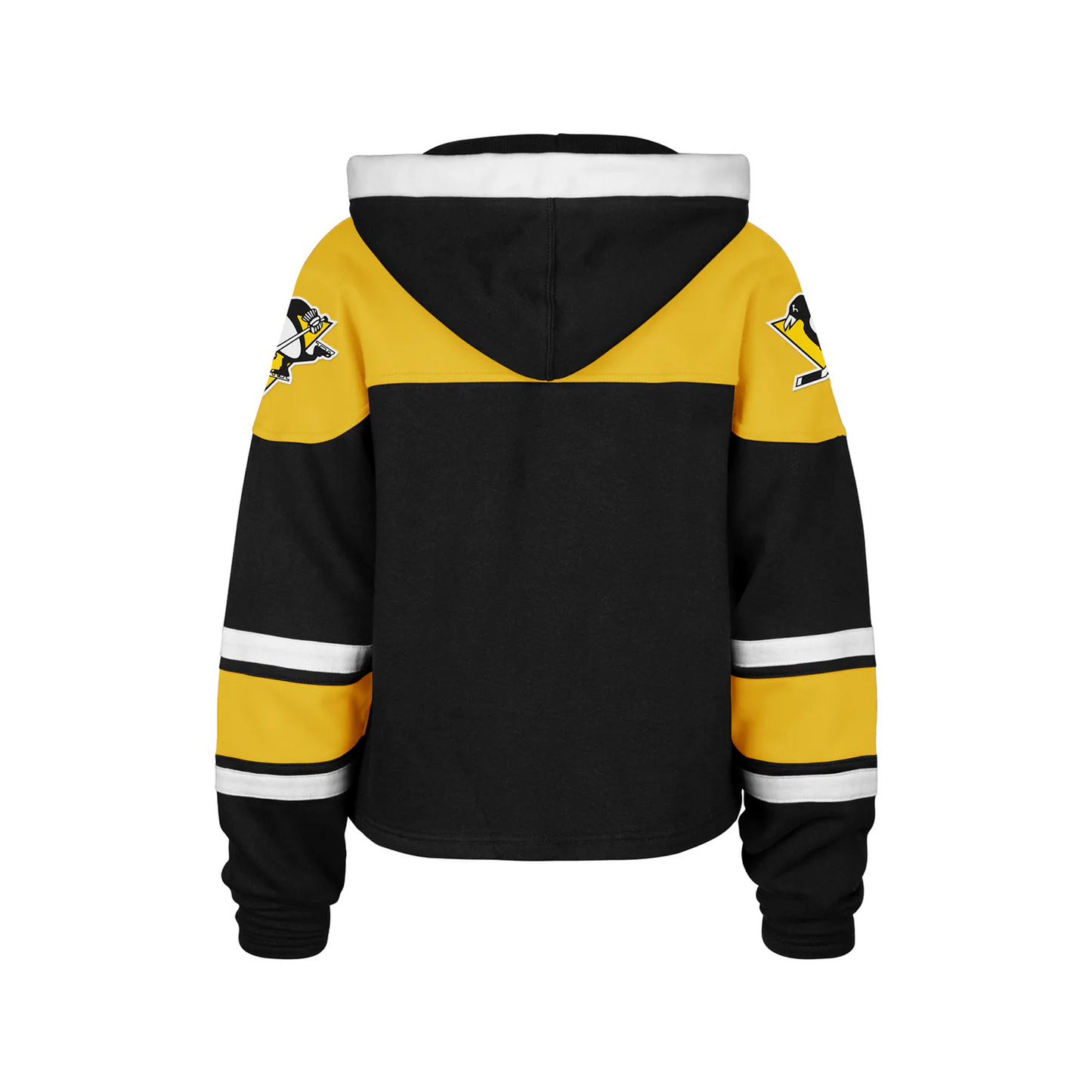 Pittsburgh Penguins Cropped Superior '47 LACER Women's Hood