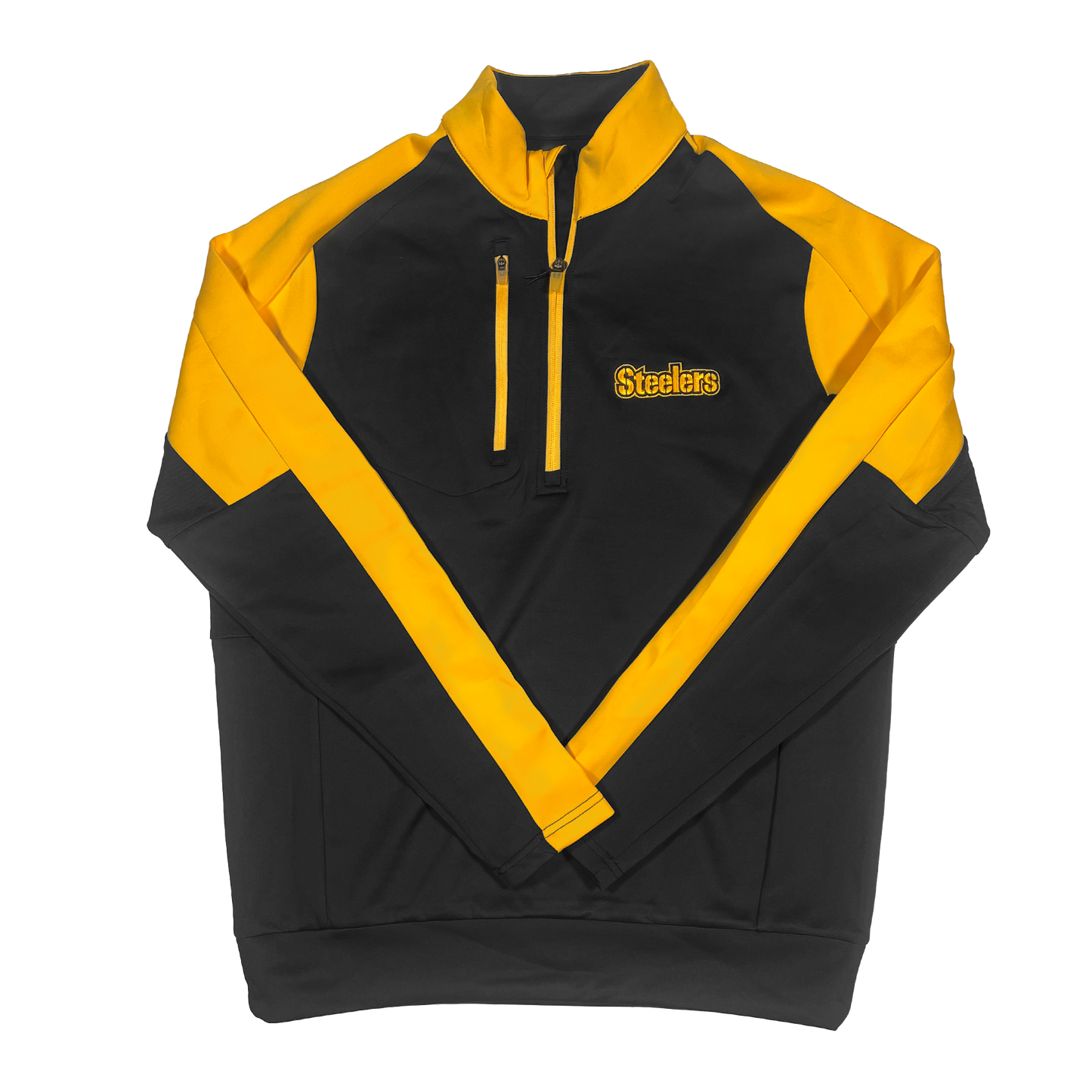 Antigua Pittsburgh Steelers Team Logo 1/4 Zip Pullover