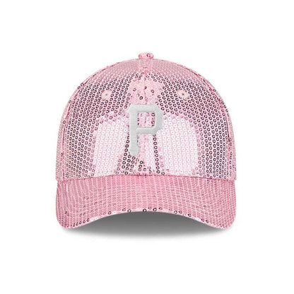 Pittsburgh Pirates Pink Sequin 9FORTY M Crown Women's Adjustable Hat
