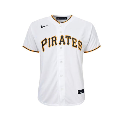 Kids Ke'Bryan Hayes #13 Nike Pittsburgh Pirates White Replica Edition Jersey