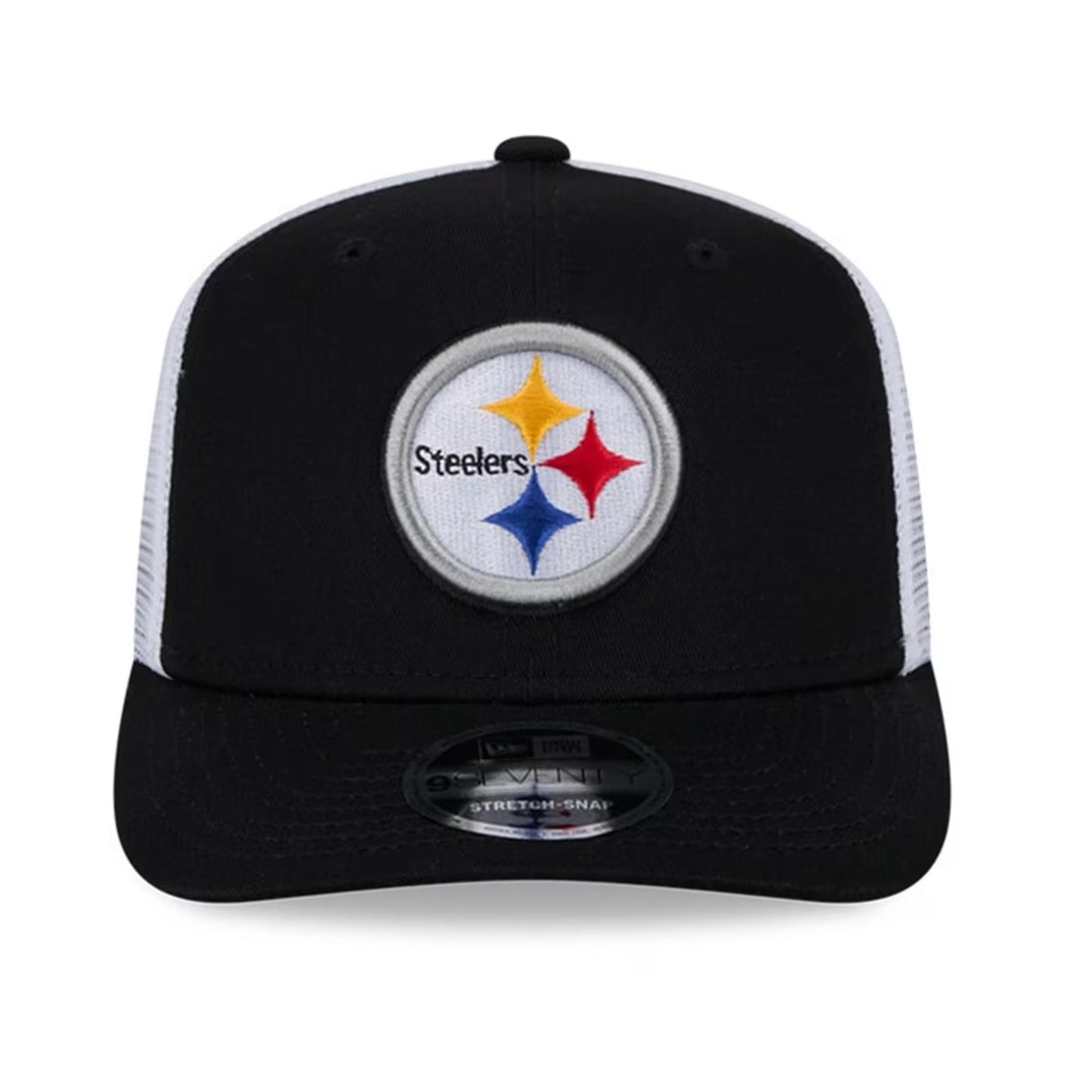 Pittsburgh Steelers Stretch Snap Cotton Trucker 9SEVENTY Adjustable Hat