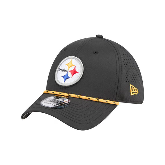 Pittsburgh Steelers New Era Perforated 39THIRTY Flex Hat