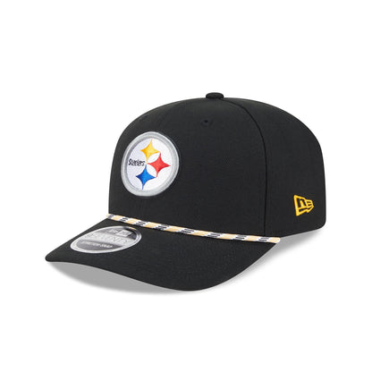 Pittsburgh Steelers New Era 9SEVENTY Black Multi Rope Hat