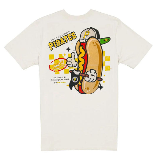 Pittsburgh Pirates Game Day Ballpark Hot Dog Tee