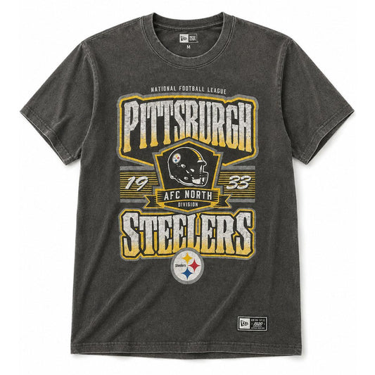 Pittsburgh Steelers New Era Retro Washed Tee
