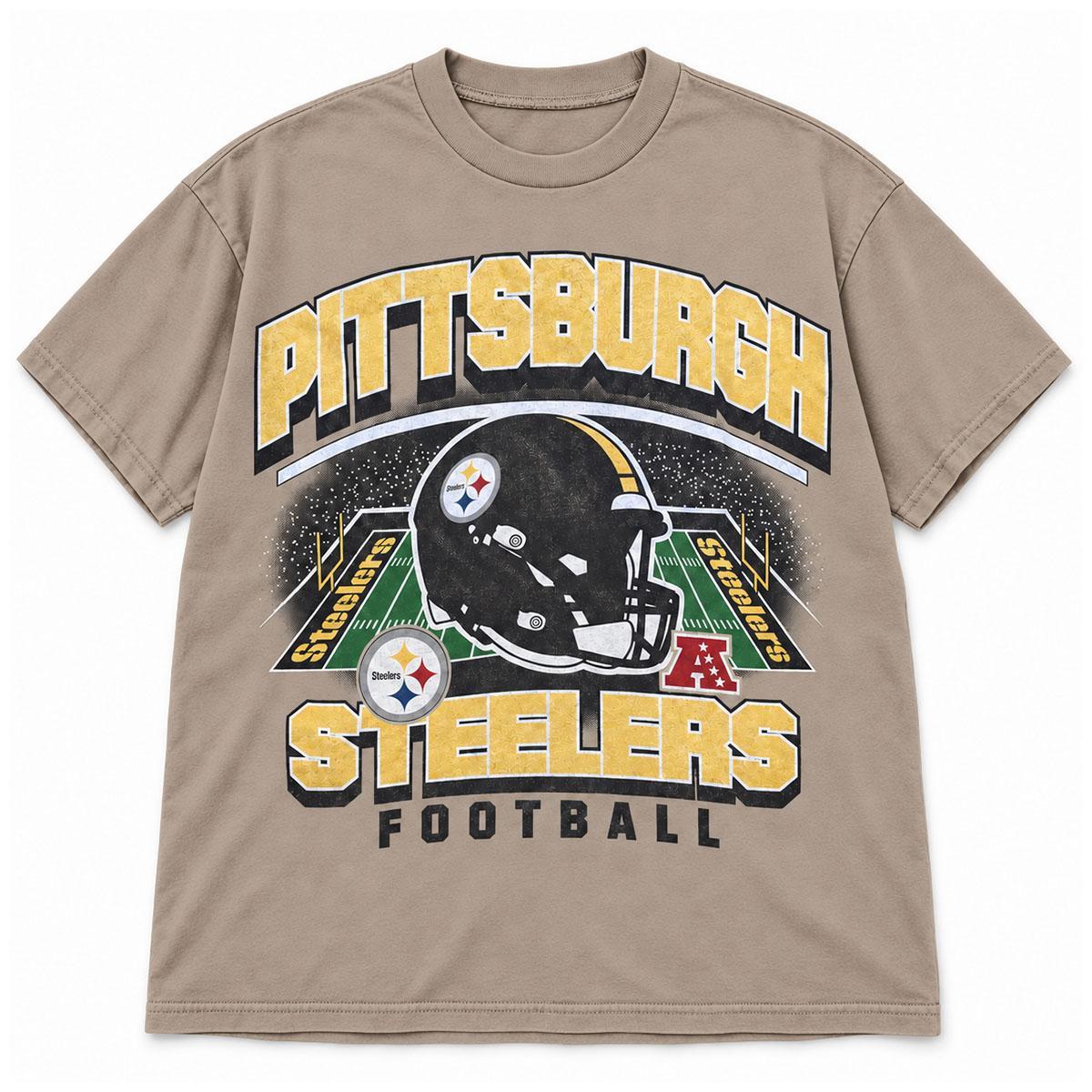 Pittsburgh Steelers '47 Retro Helmet Tee