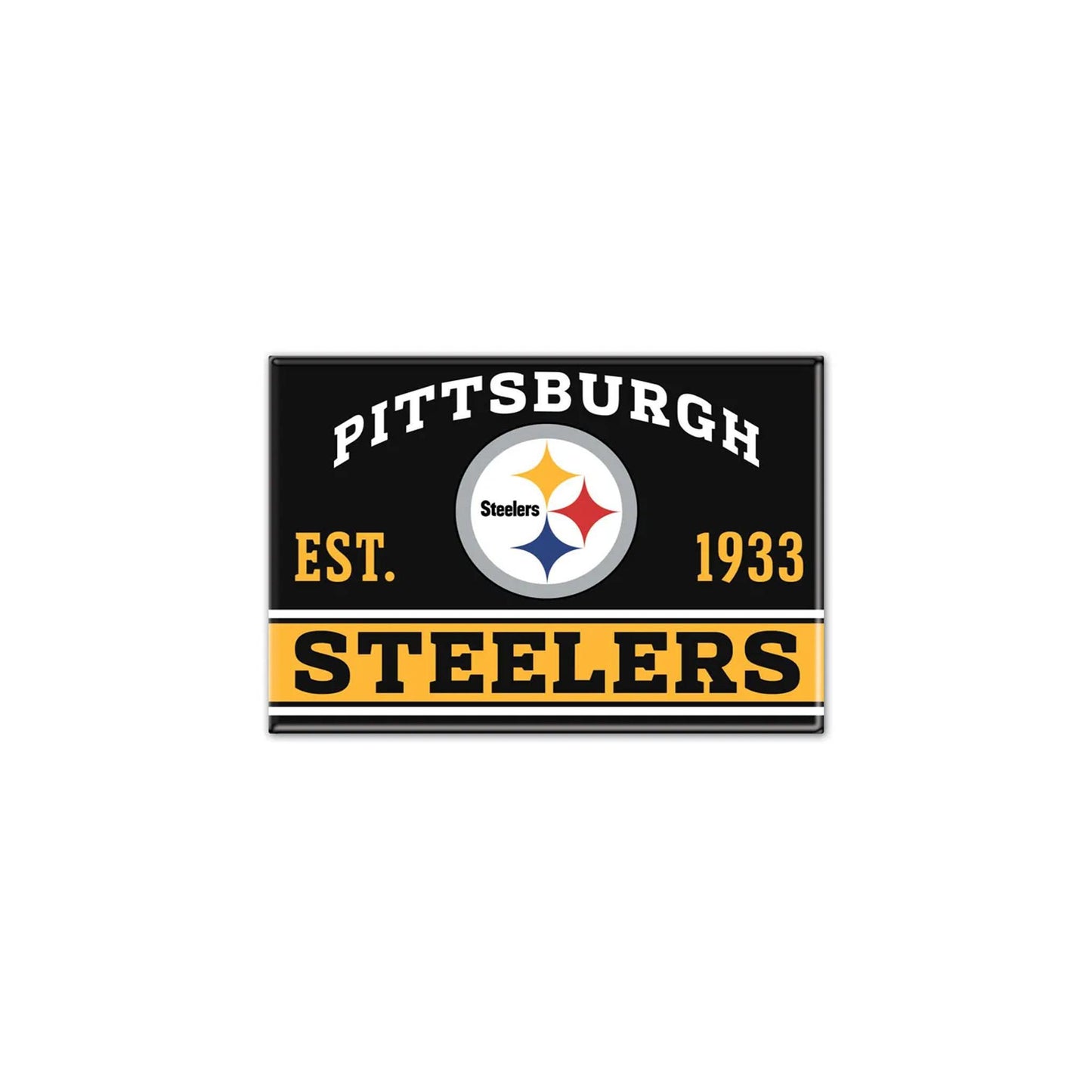 Pittsburgh Steelers Metal Magnet 2.5" x 3.5"