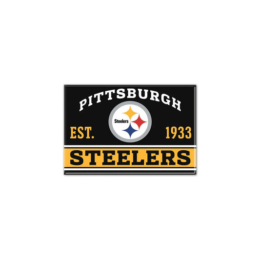 Pittsburgh Steelers Metal Magnet 2.5" x 3.5"