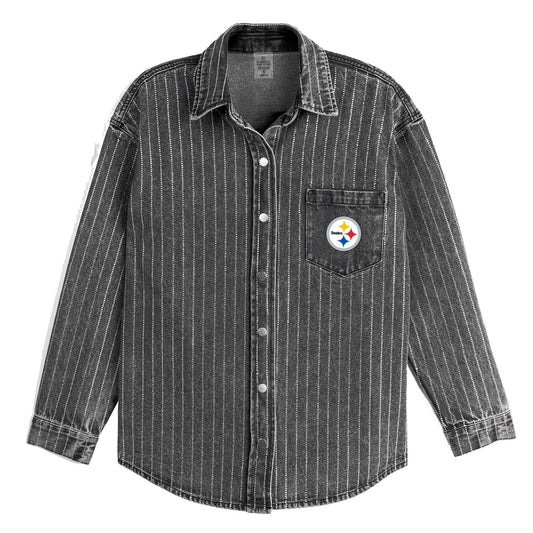 Pittsburgh Steelers Womens Gameday Couture Rhinestone Jacket