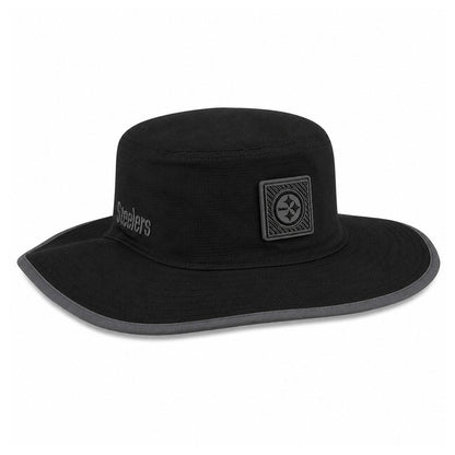 Pittsburgh Steelers 2026 NFL Training Camp Black/Charcoal Panama Bucket Hat