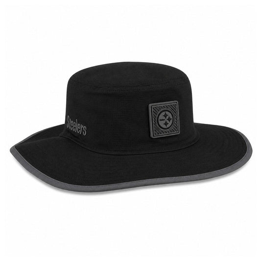 Pittsburgh Steelers 2026 NFL Training Camp Black/Charcoal Panama Bucket Hat