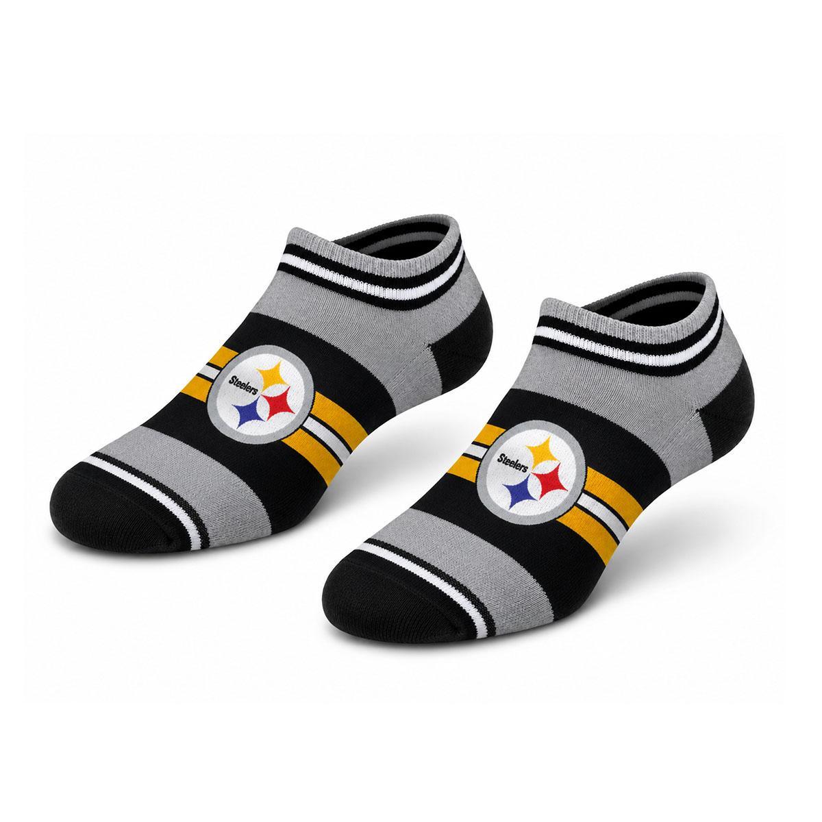 Pittsburgh Steelers Banner Sublimated No-Show Socks