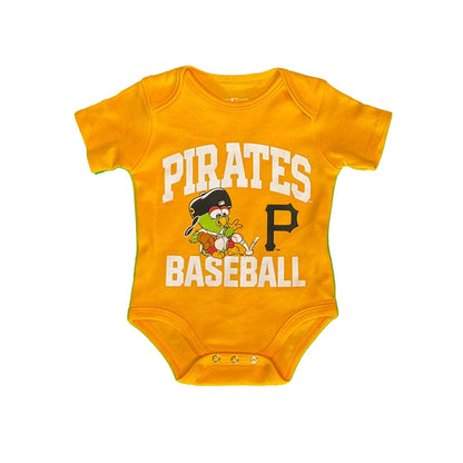 Pittsburgh Pirates Baseball Infant 3-Piece Creeper Set