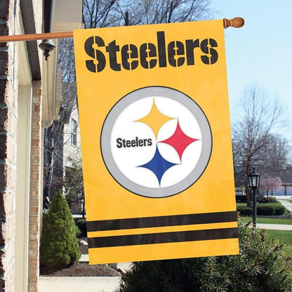 Pittsburgh Steelers Premium Double Sided Banner Flag